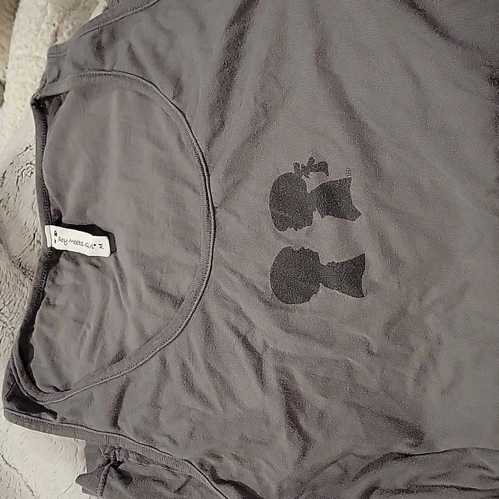 Boy meets girl silhouette size medium